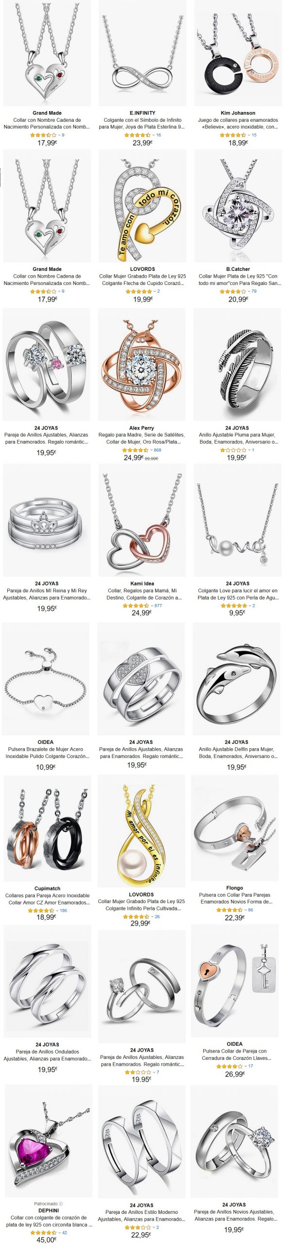 joyas para novios